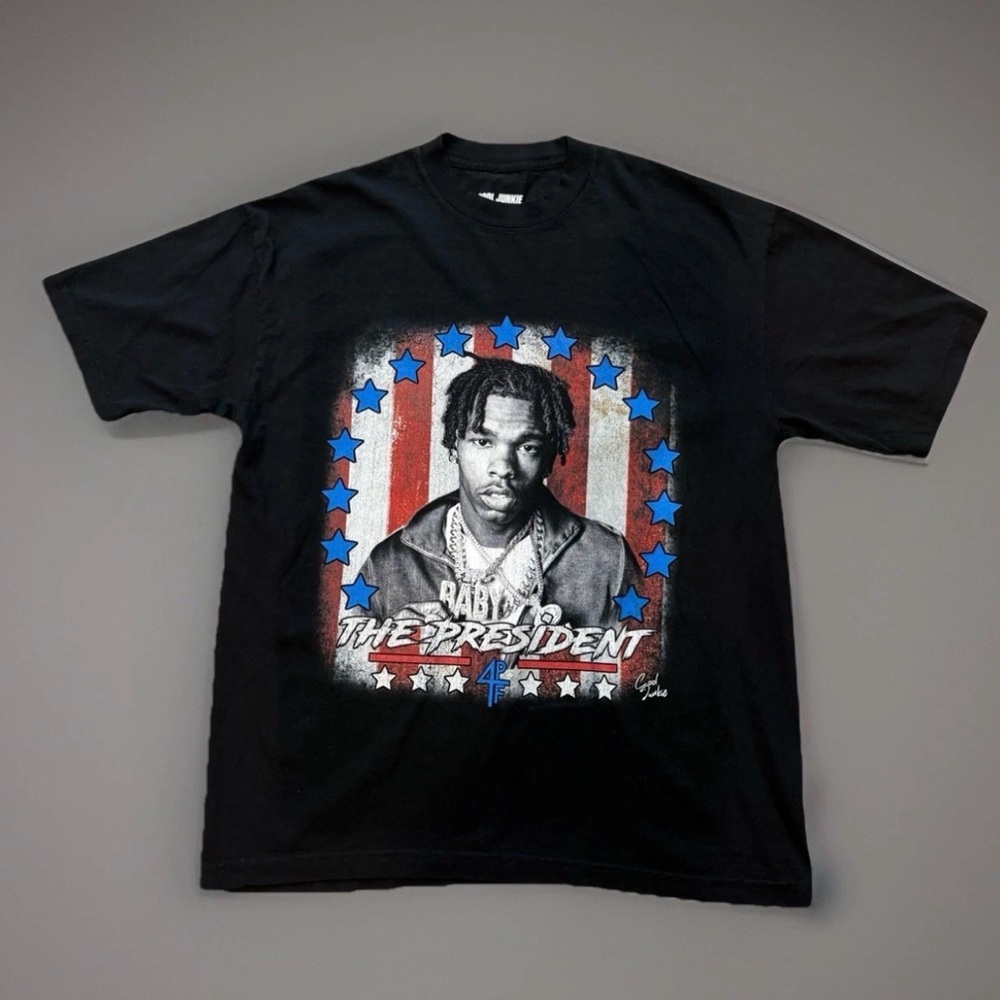 Cool Junkie Lil Baby "The President" Graphic Tee – Black
MENS T-SHIRT STREETWEAR